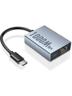 Ethernet Adapter Micro USB to RJ45 for Fire TV Stick 4K 4K Max Chromecast Ultra